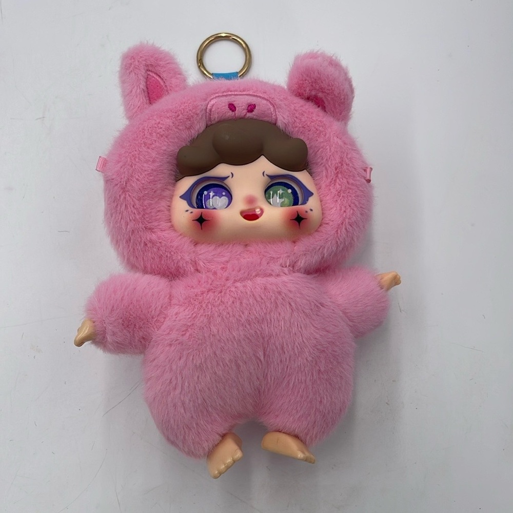 Happy Ghost Bedtime Story Pink Plush Doll Costume Toy